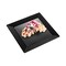 Smarty Had A Party 12" x 12" Black Square with Groove Rim Plastic Serving Trays (24 Trays), 24PK 7905-CASE - alternate 11